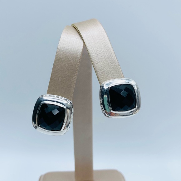 DAVID YURMAN
Sterling Silver Black Onyx 11mm Albion Earrings - Picture 8 of 12